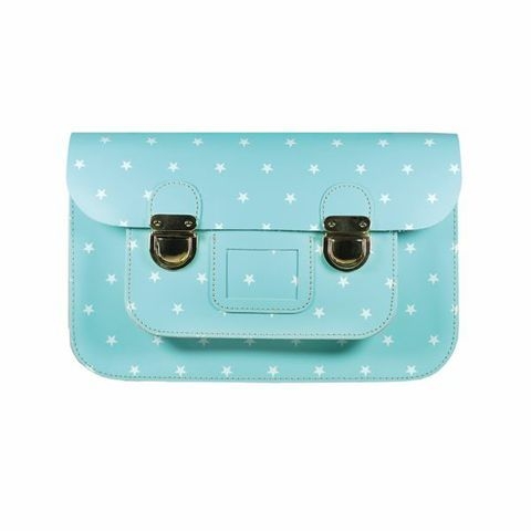 Mini satchel negro celeste es5trella